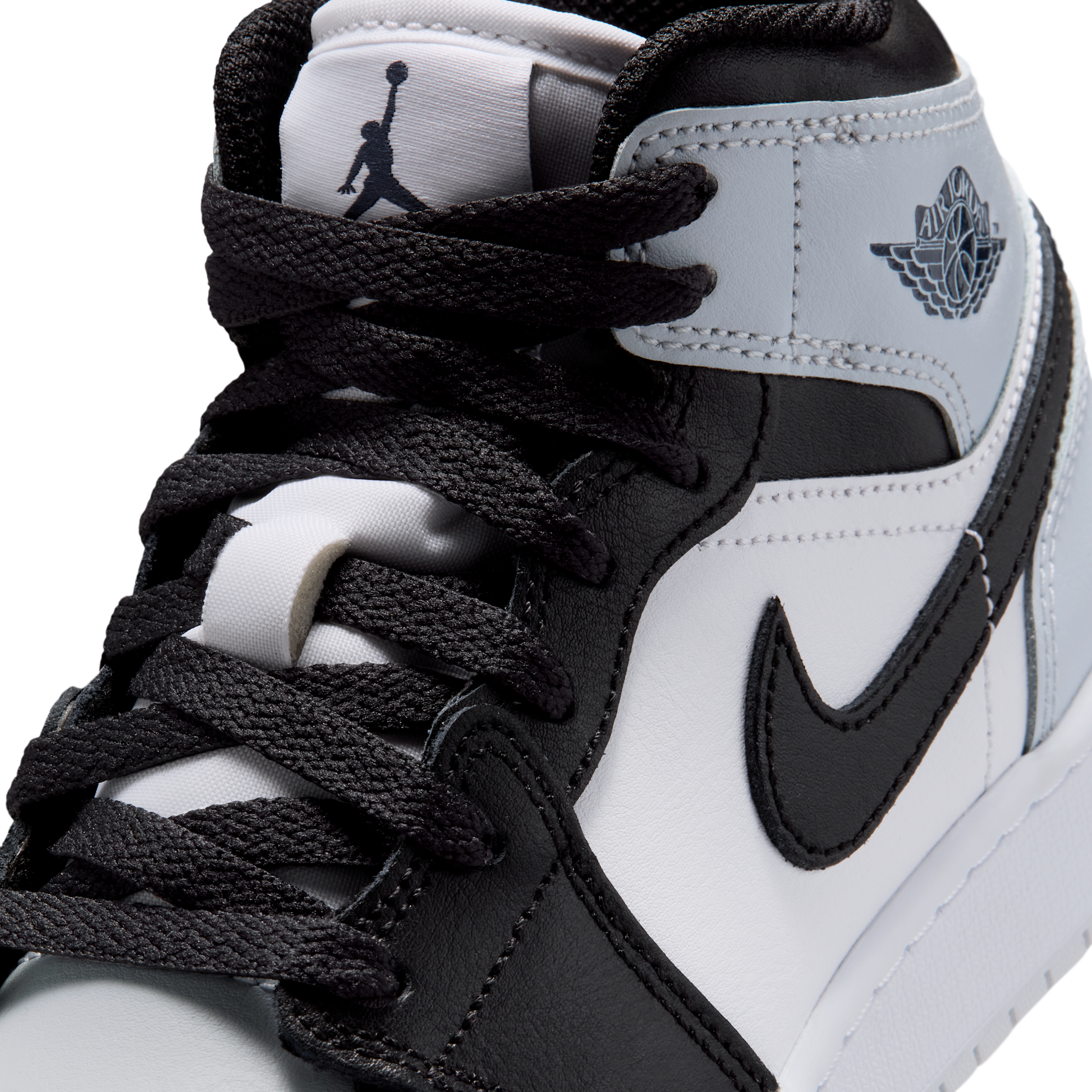 Jordan 1 Mid Black Aura Squadron Blue