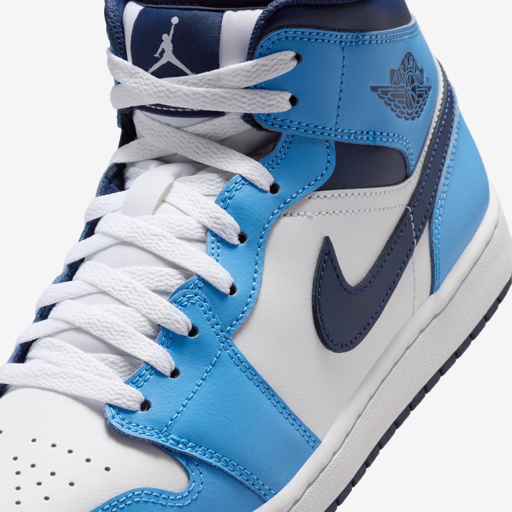 Jordan 1 Mid University Blue Midnight Navy