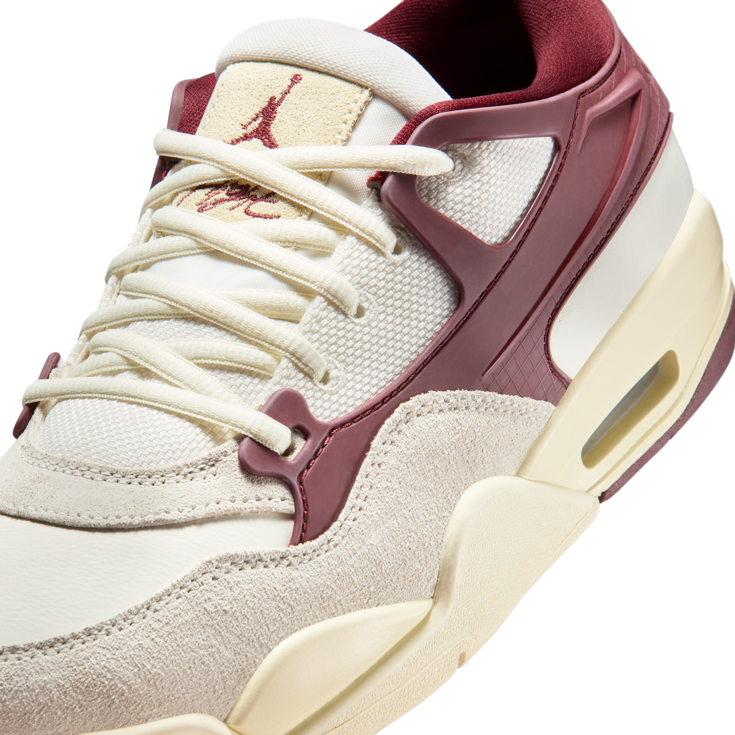 Jordan 4 RM Sail Dark Team Red Coconut Milk (Women's)