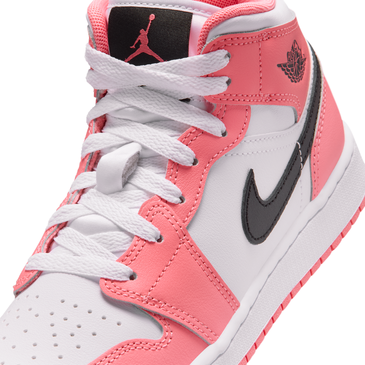 Jordan 1 Mid Pink Gaze (GS)