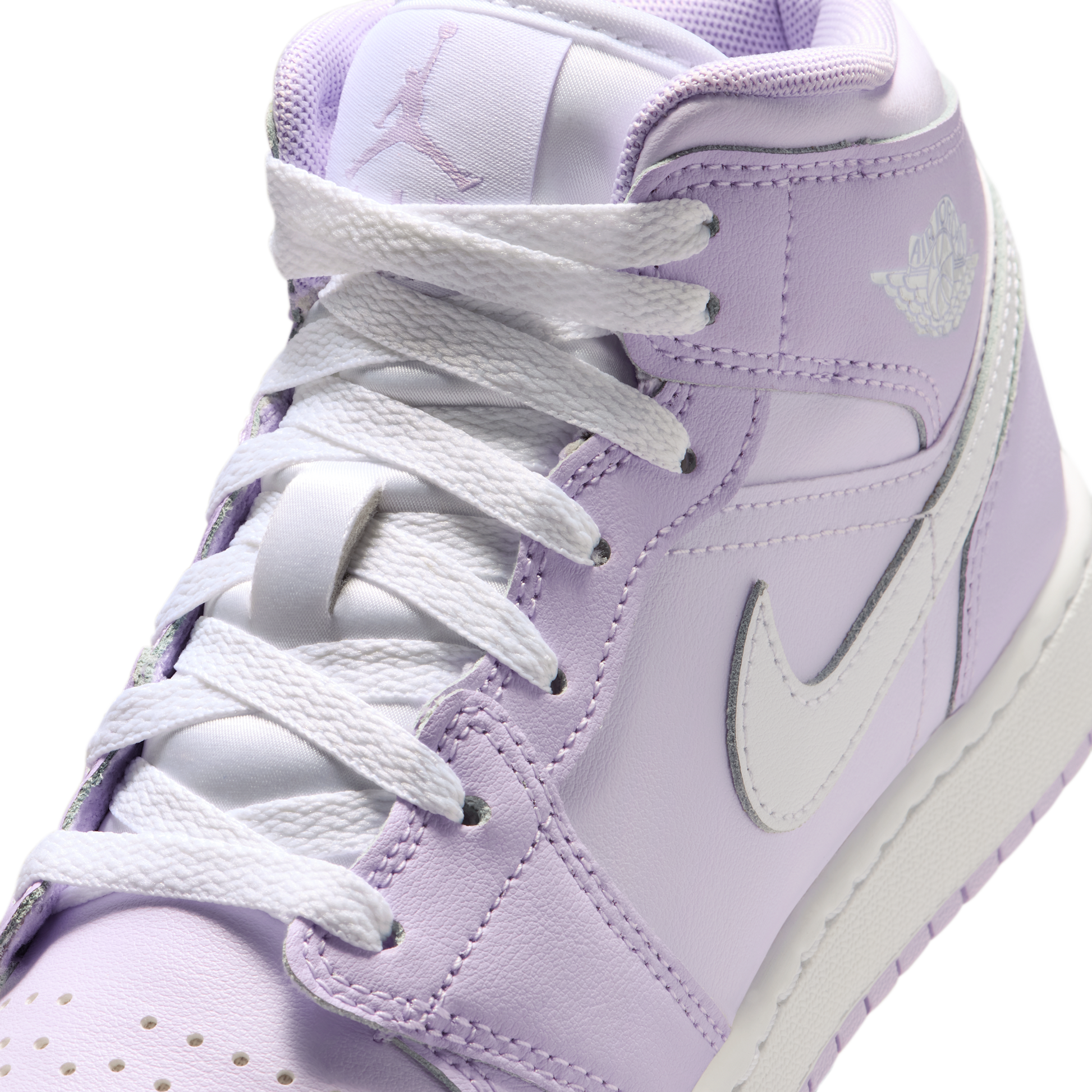 Jordan 1 Mid Violet Mist Barely Grape (GS)