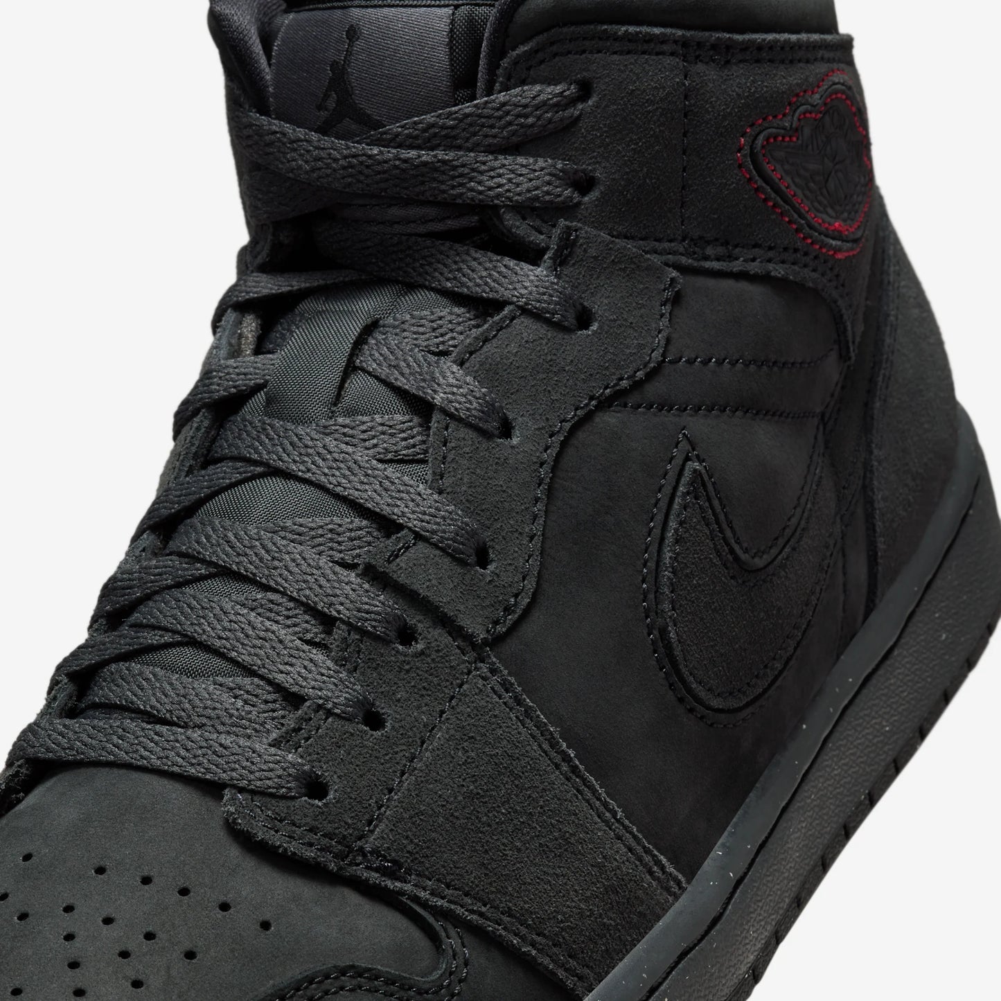 Jordan 1 Mid SE Craft Dark Smoke Red