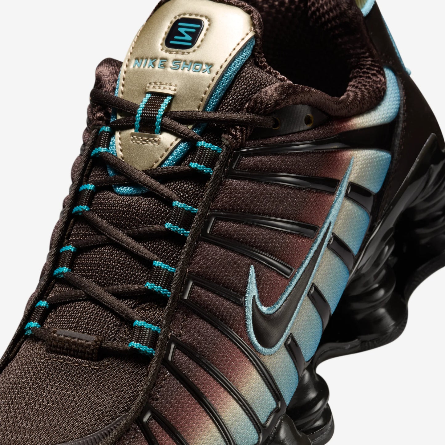 Nike Shox TL Velvet Brown Denim Turquoise (Women's)