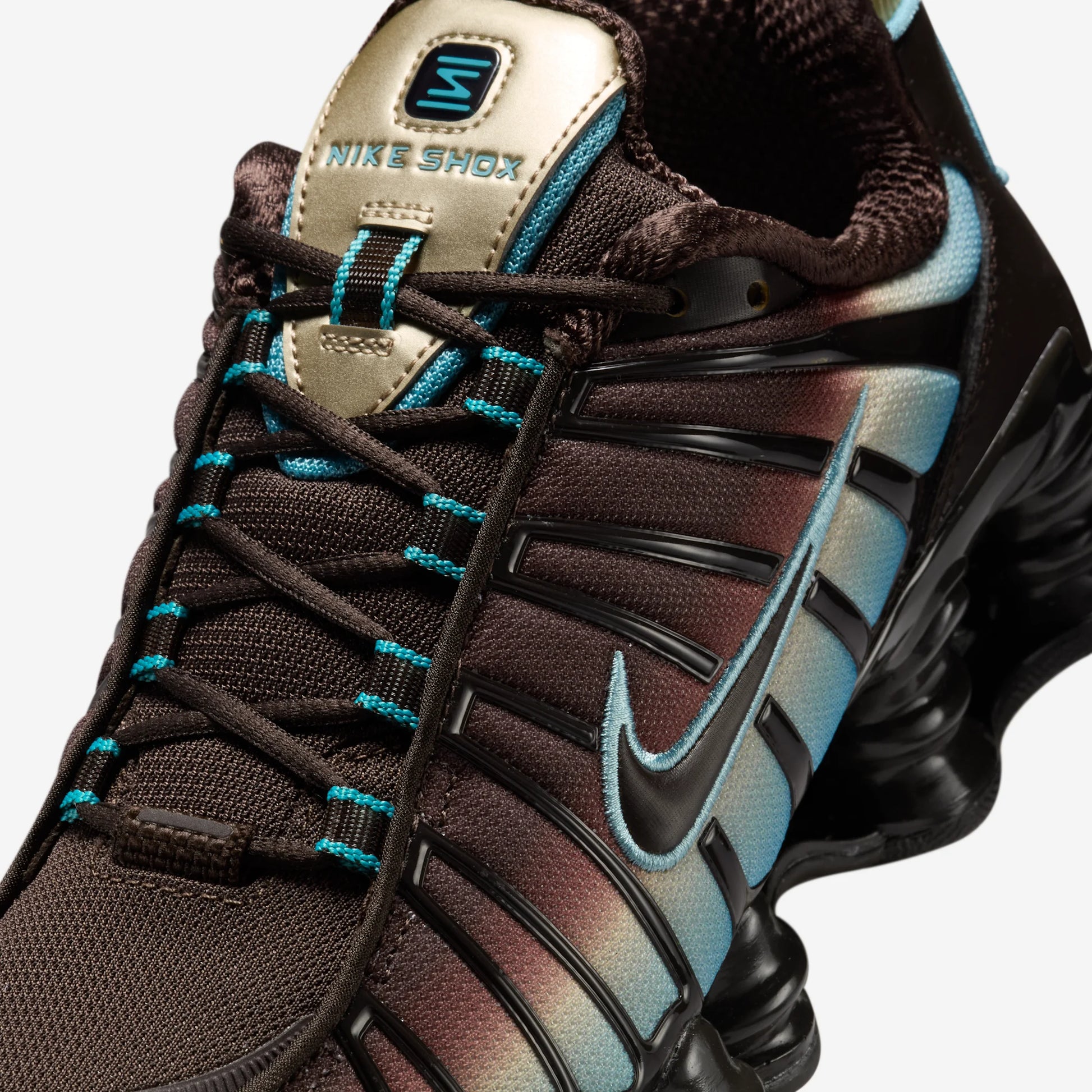 Nike Shox TL Velvet Brown Denim Turquoise (Women's)