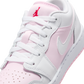 Jordan 1 Low Pink Foam Fire Red White (GS)