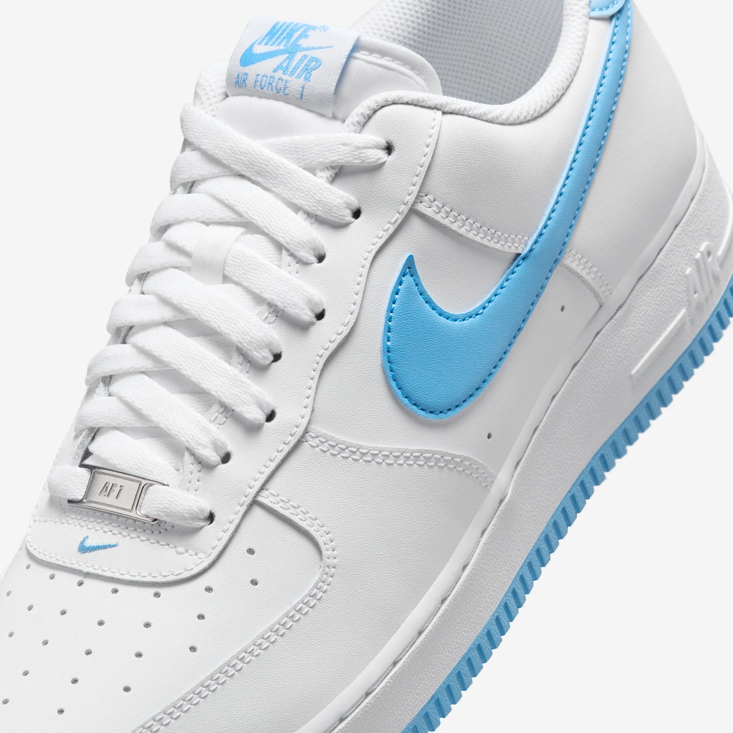 Nike Air Force 1 Low '07 White Aquarius Blue