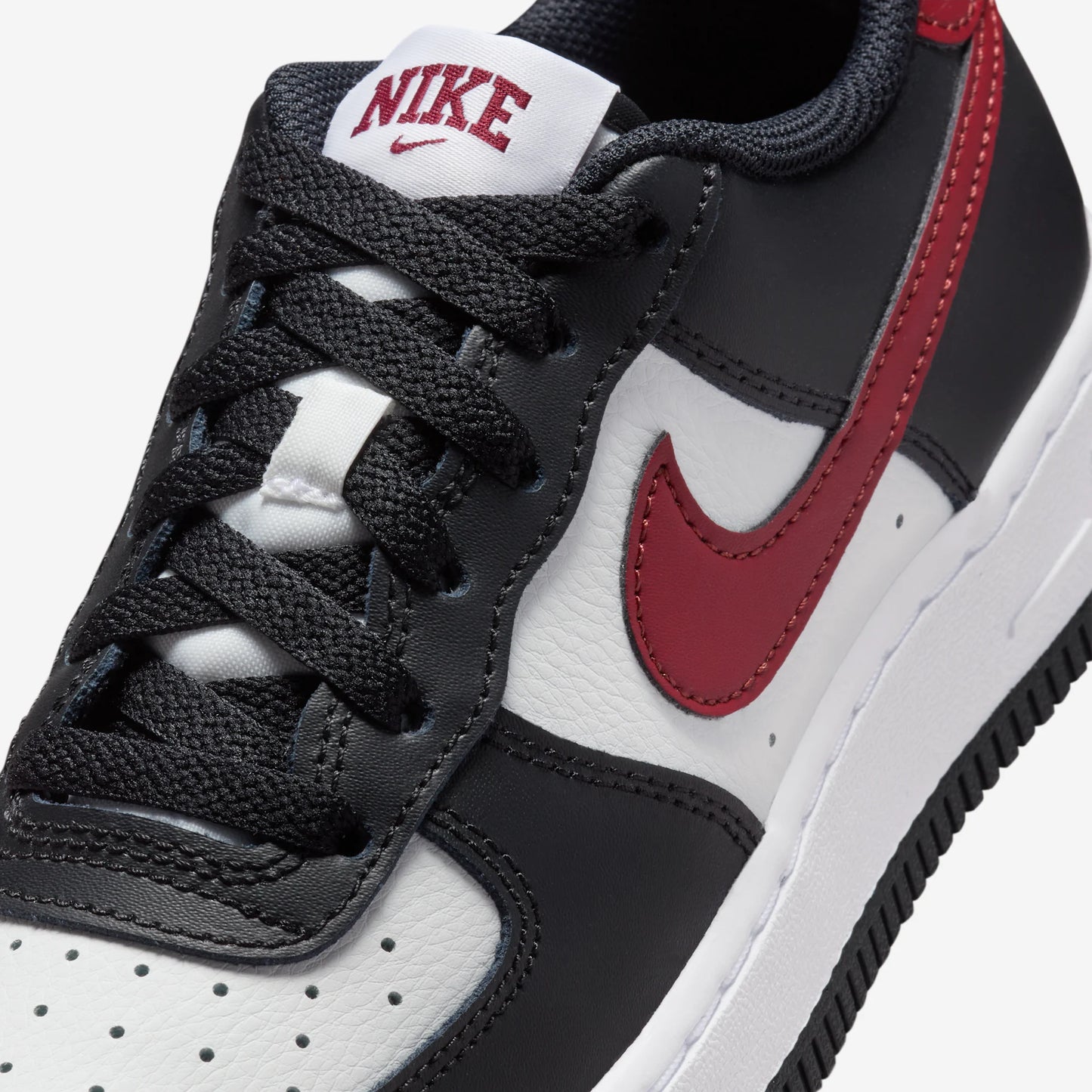 Nike Air Force 1 Low White Dark Team Red (GS)