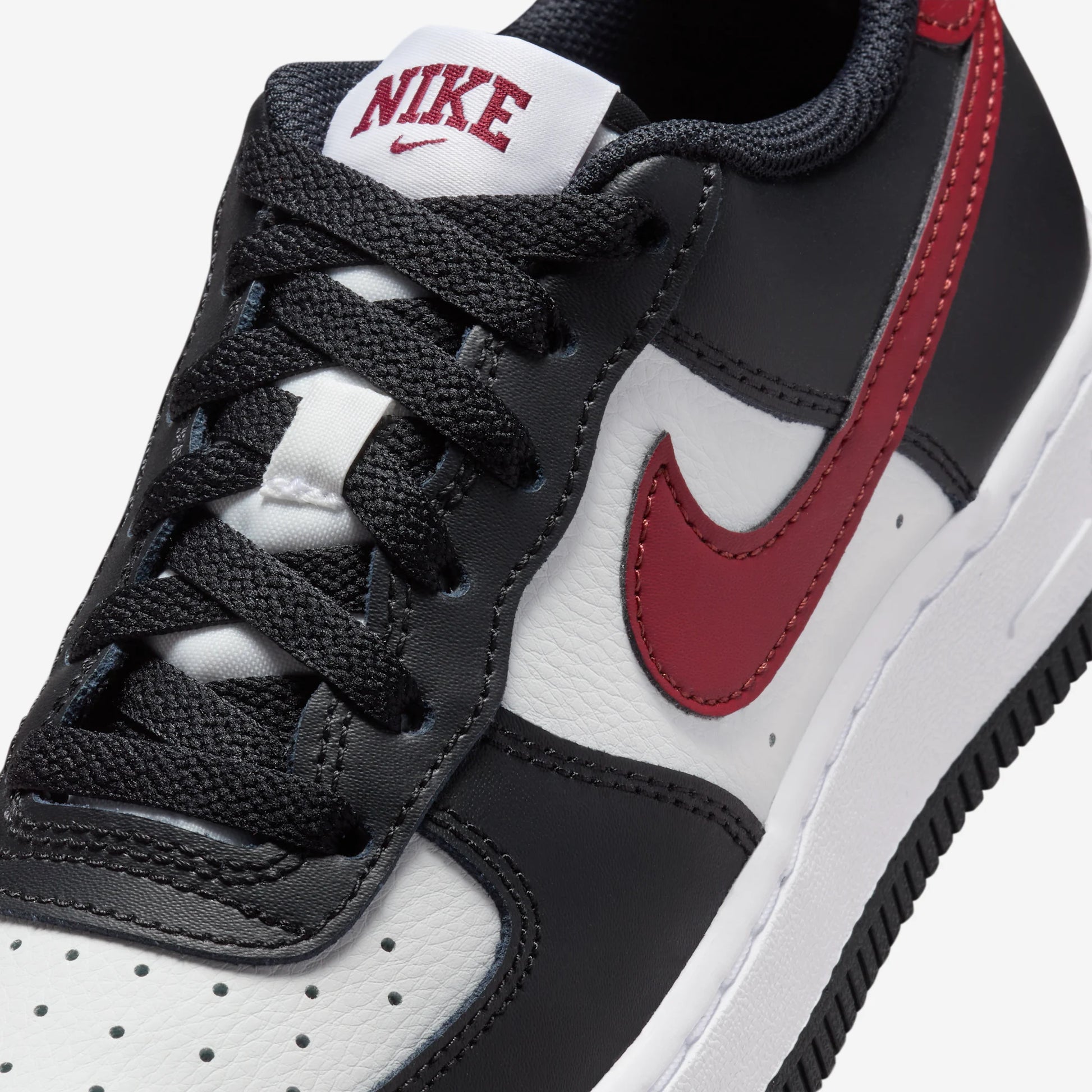 Nike Air Force 1 Low White Dark Team Red (GS)