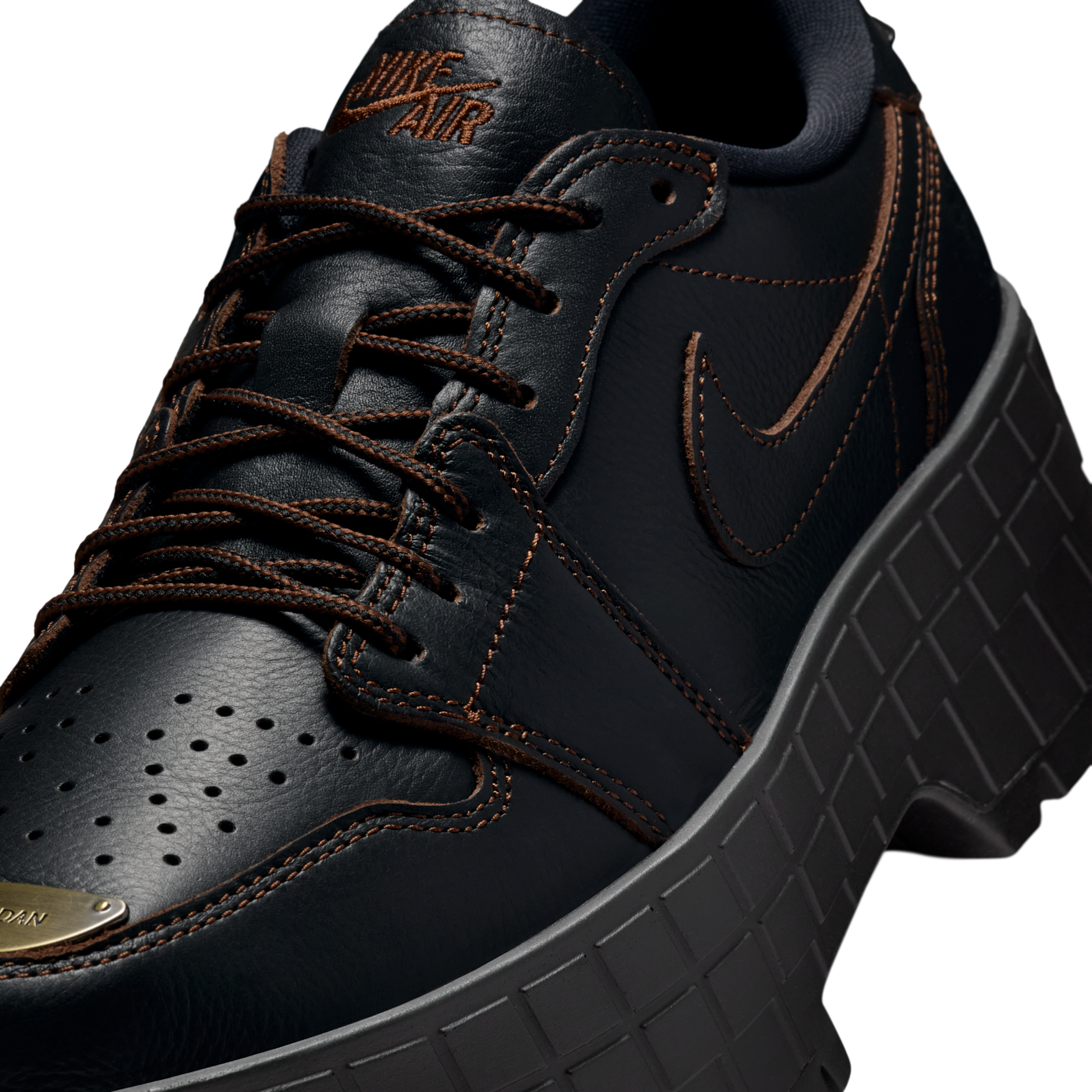 Jordan 1 Low Brooklyn Black Cacao Wow (Women's)