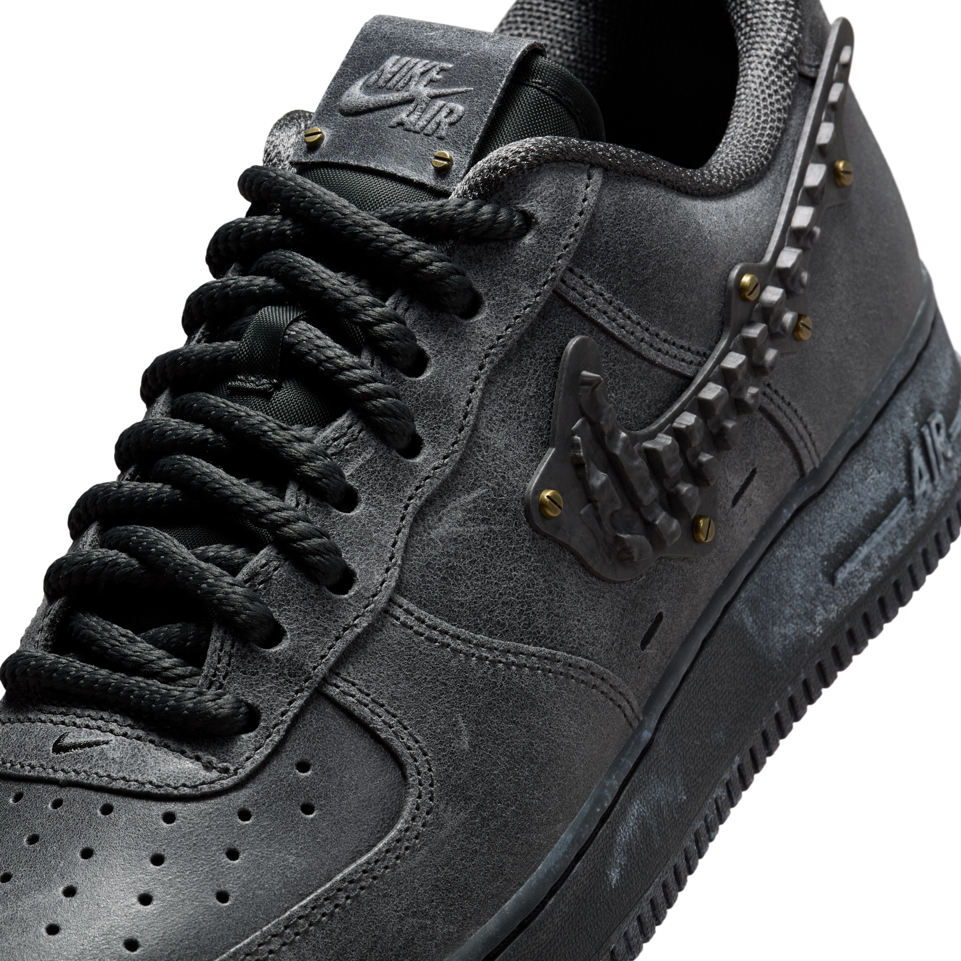 Nike Air Force 1 Low Metalwork Medium Ash Anthracite