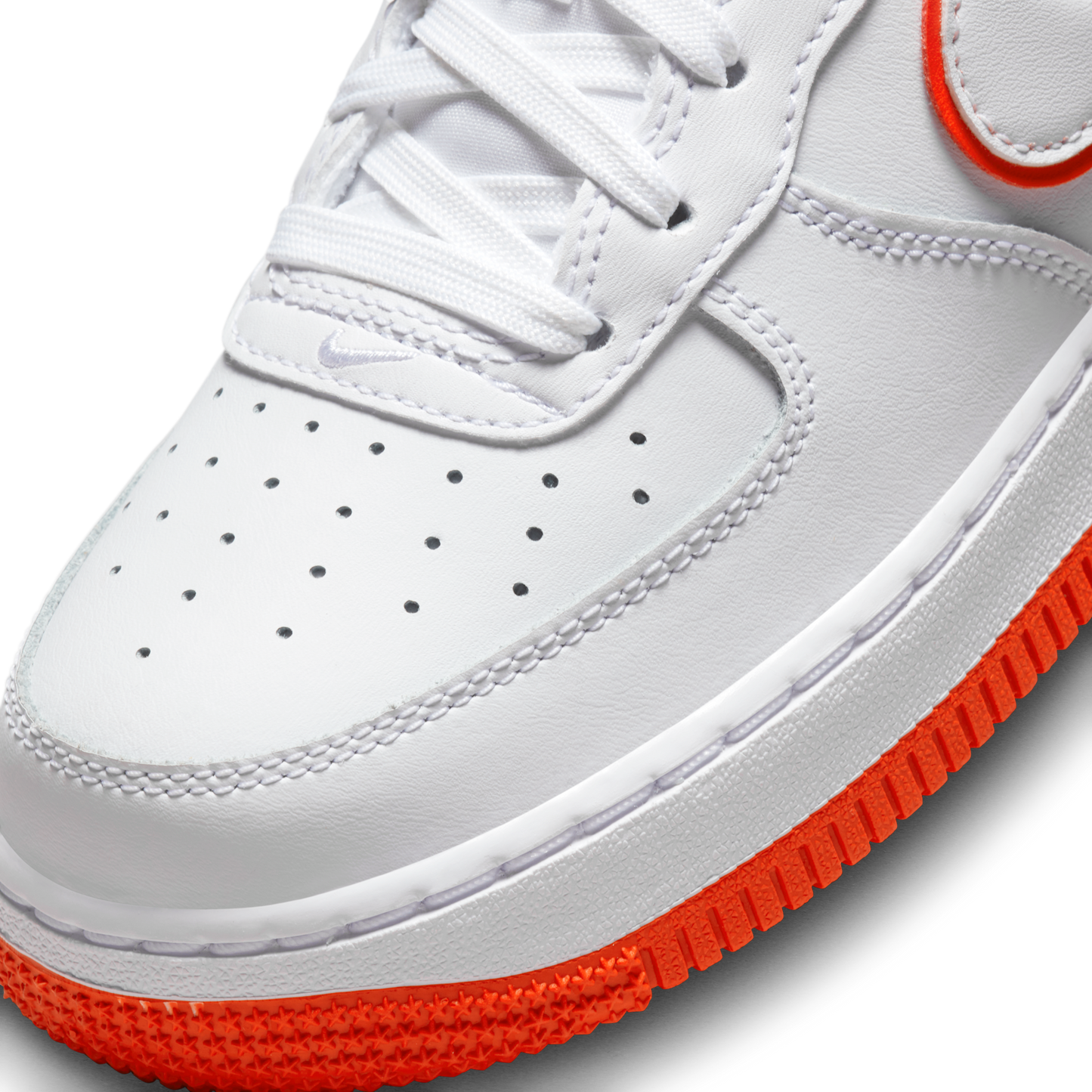 Nike Air Force 1 Low White Picante Red (GS)