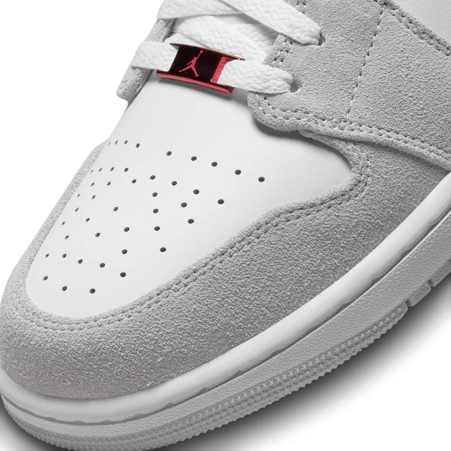 Jordan 1 Low SE Light Smoke Grey Gym Red