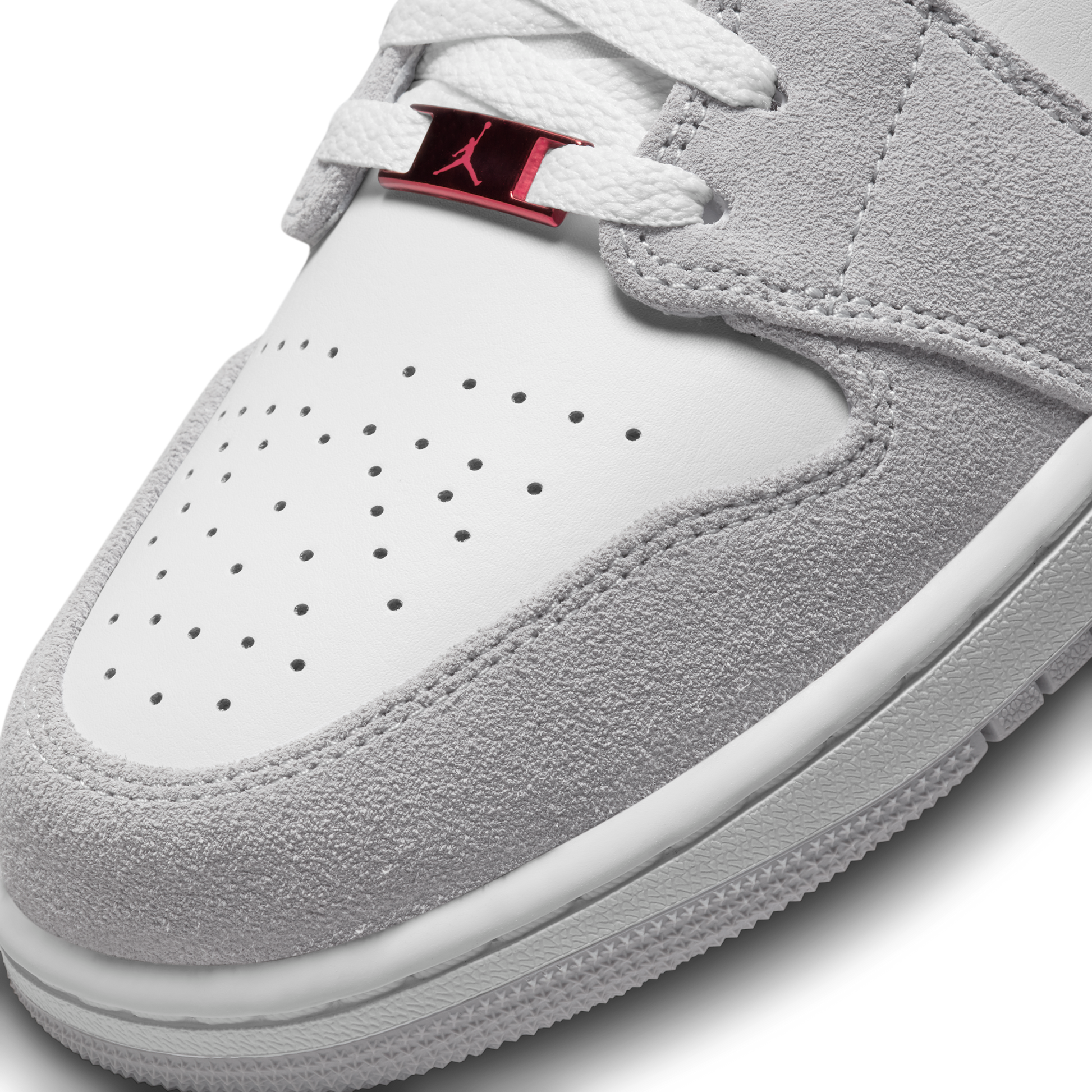 Jordan 1 Low SE Light Smoke Grey Gym Red