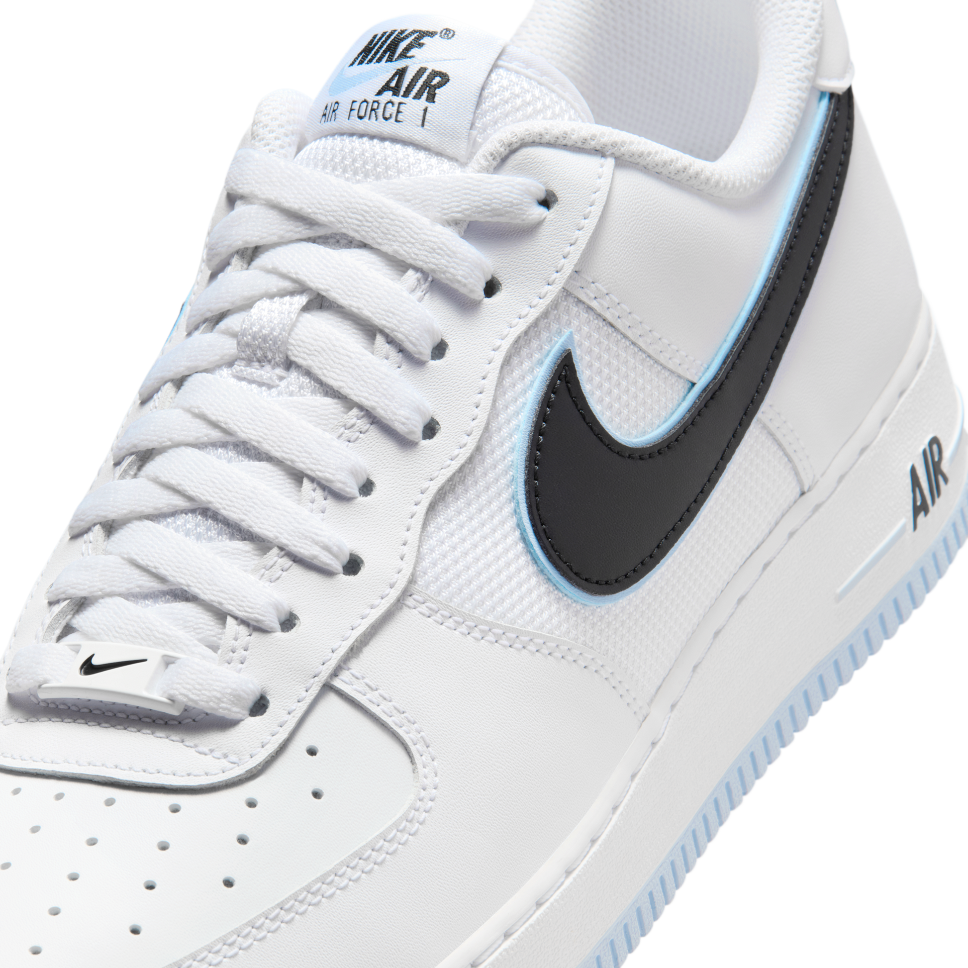 Nike Air Force 1 Low '07 White Black Hydrogen Blue