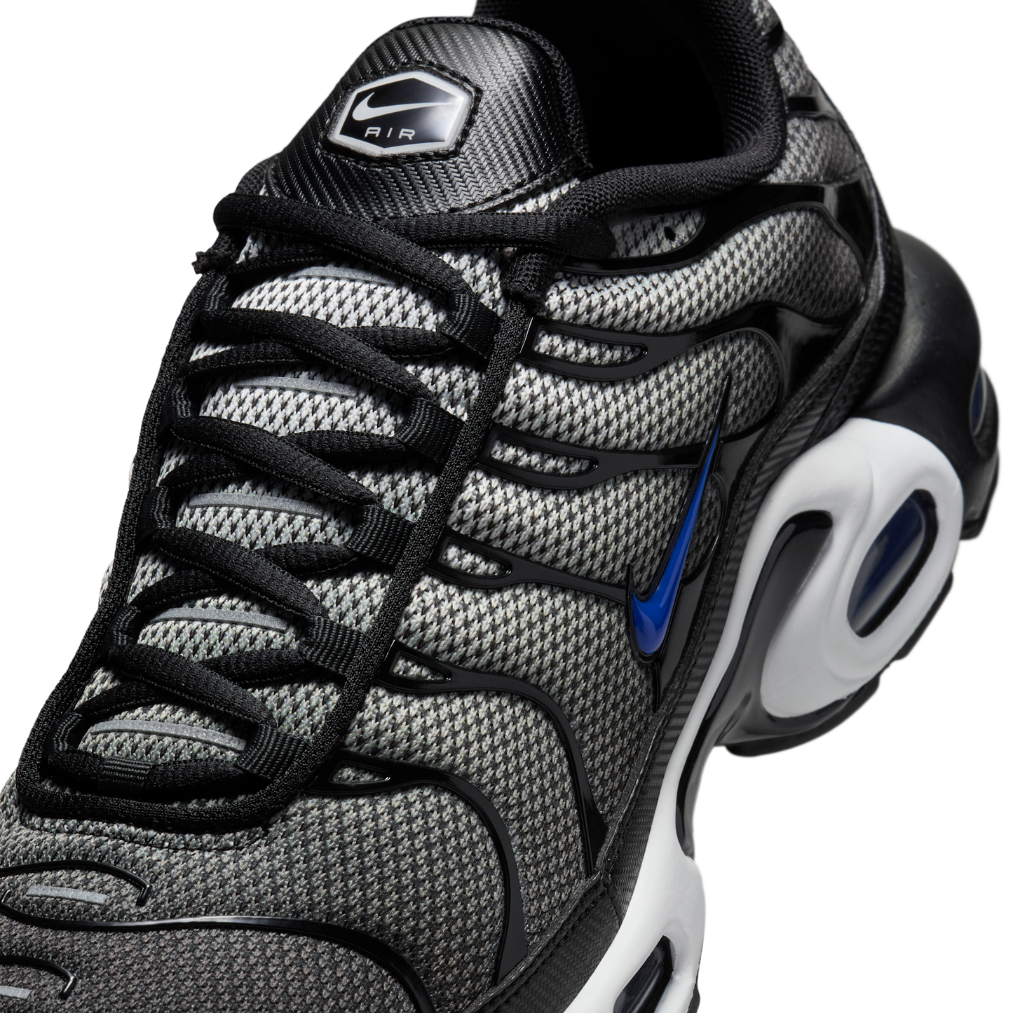 Nike Air Max Plus White Black Racer Blue