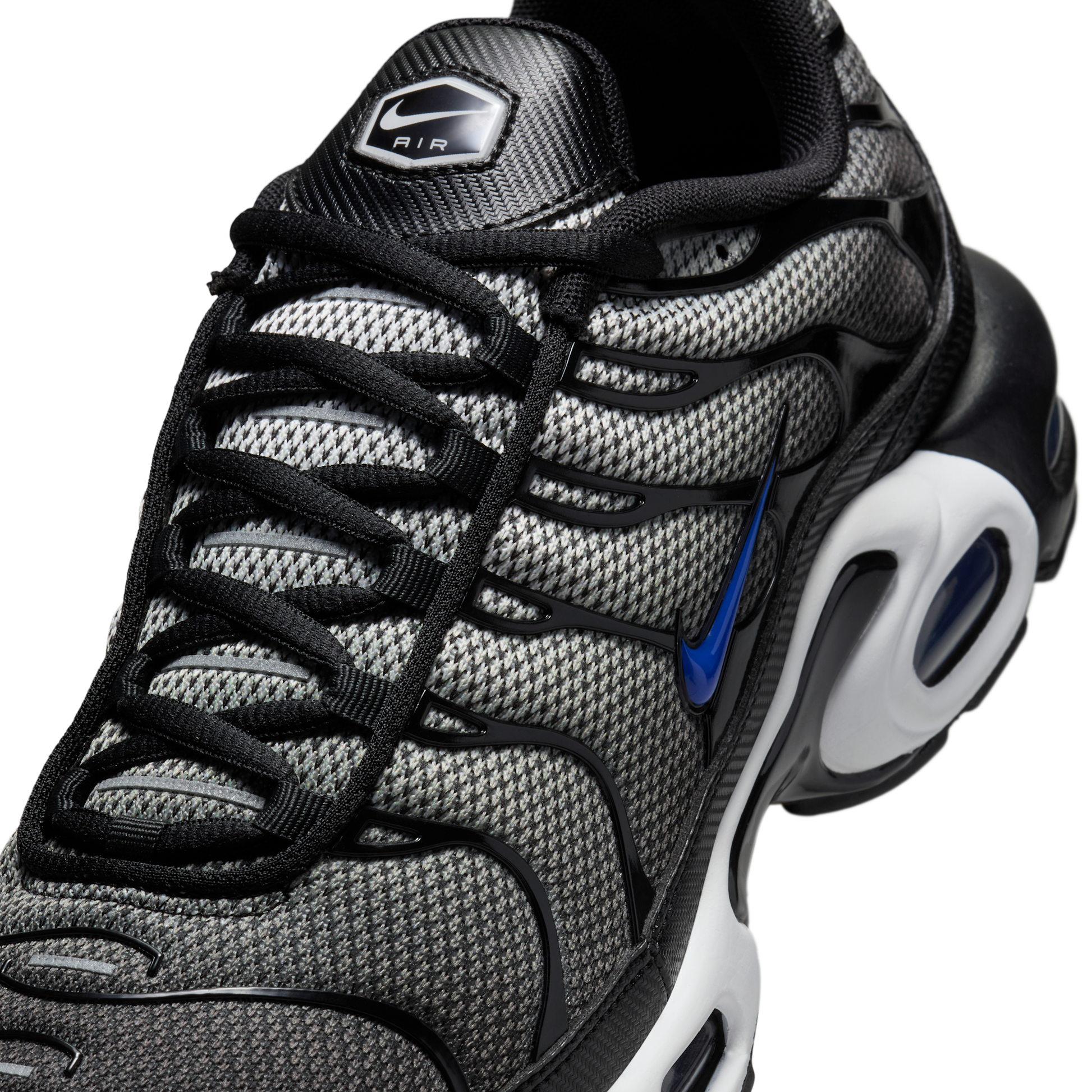 Nike Air Max Plus White Black Racer Blue