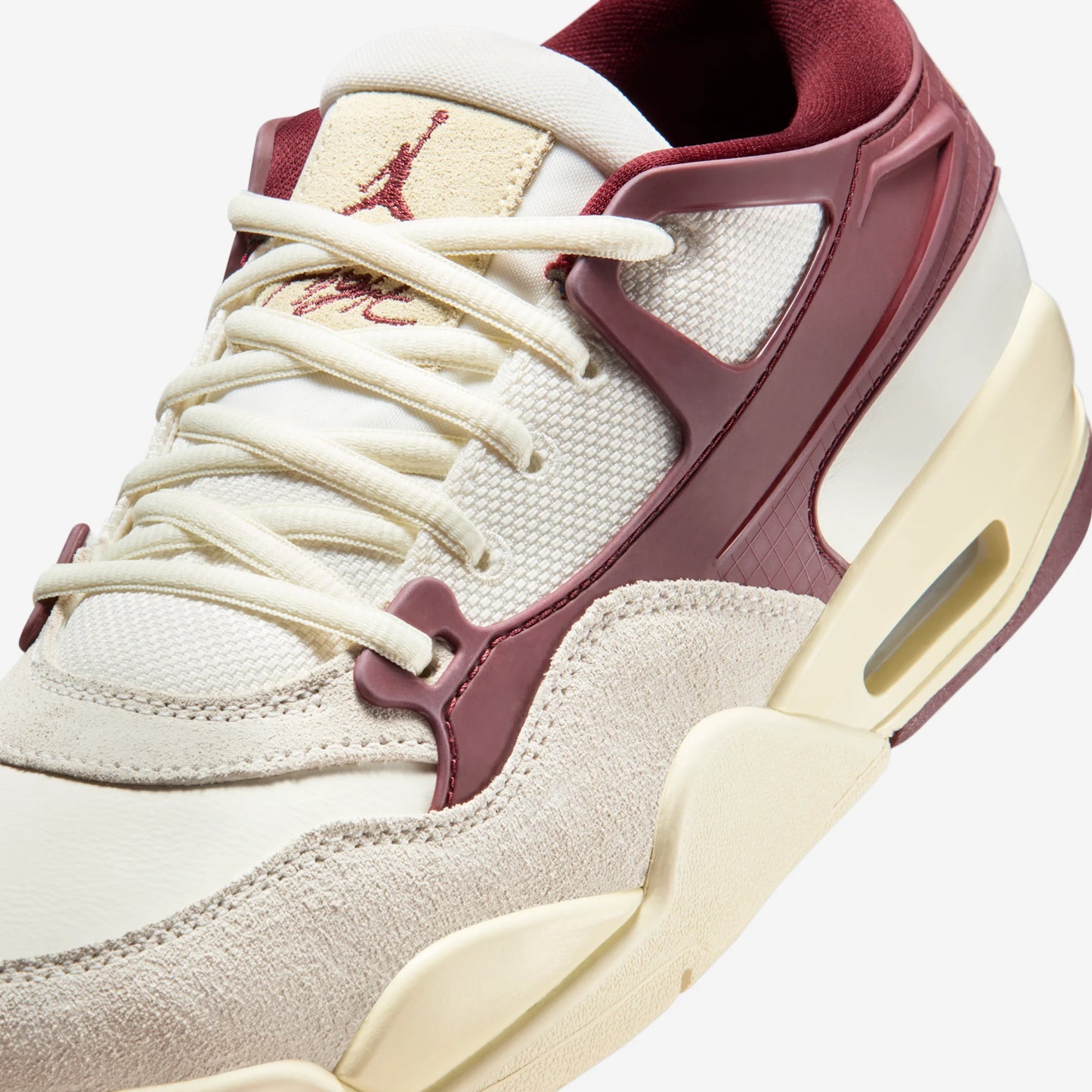 Jordan 4 RM Sail Dark Team Red Coconut Milk (Women's)