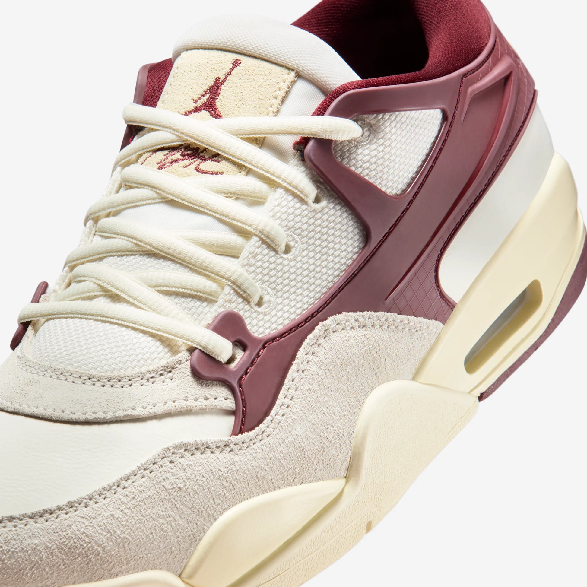 Jordan 4 RM Sail Dark Team Red Coconut Milk (Women's)