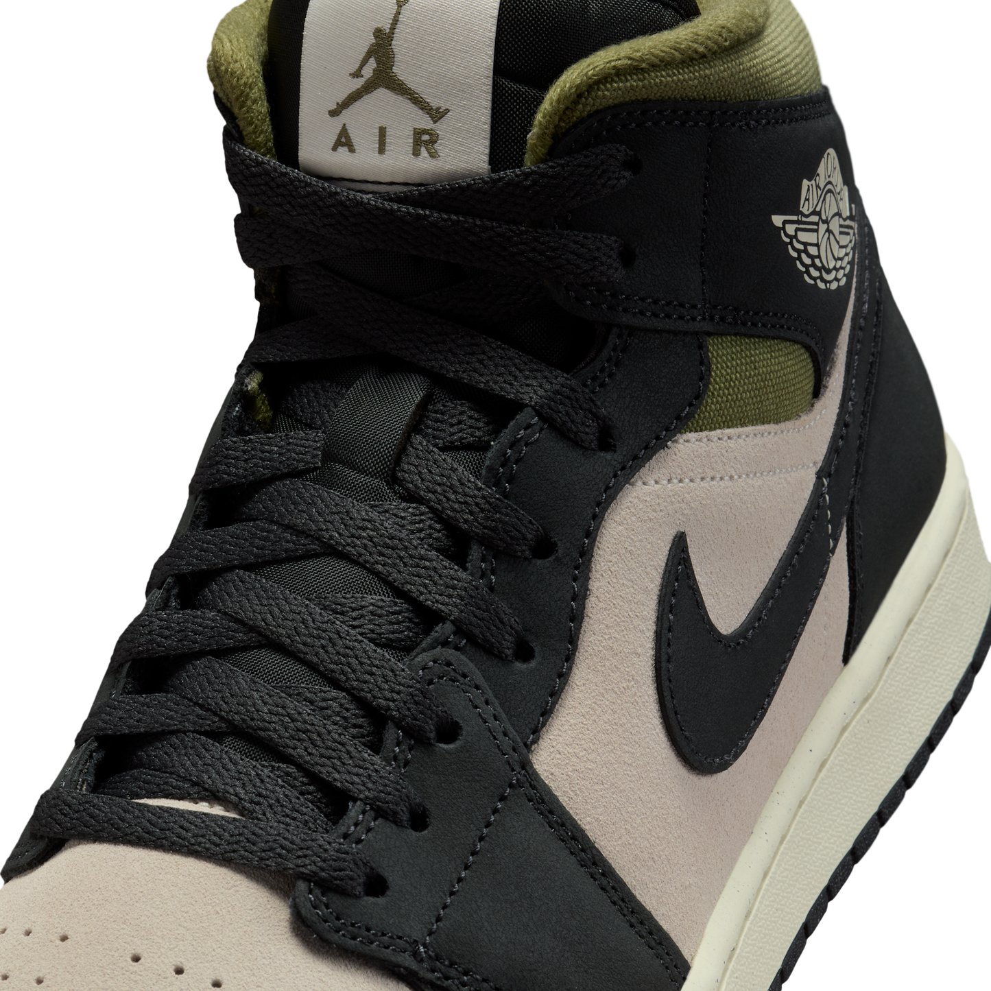 Jordan 1 Mid SE Off Noir Medium Olive