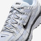 Nike P-6000 White Metallic Silver Black