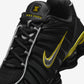 Nike Shox TL Black Dynamic Yellow Metallic Silver