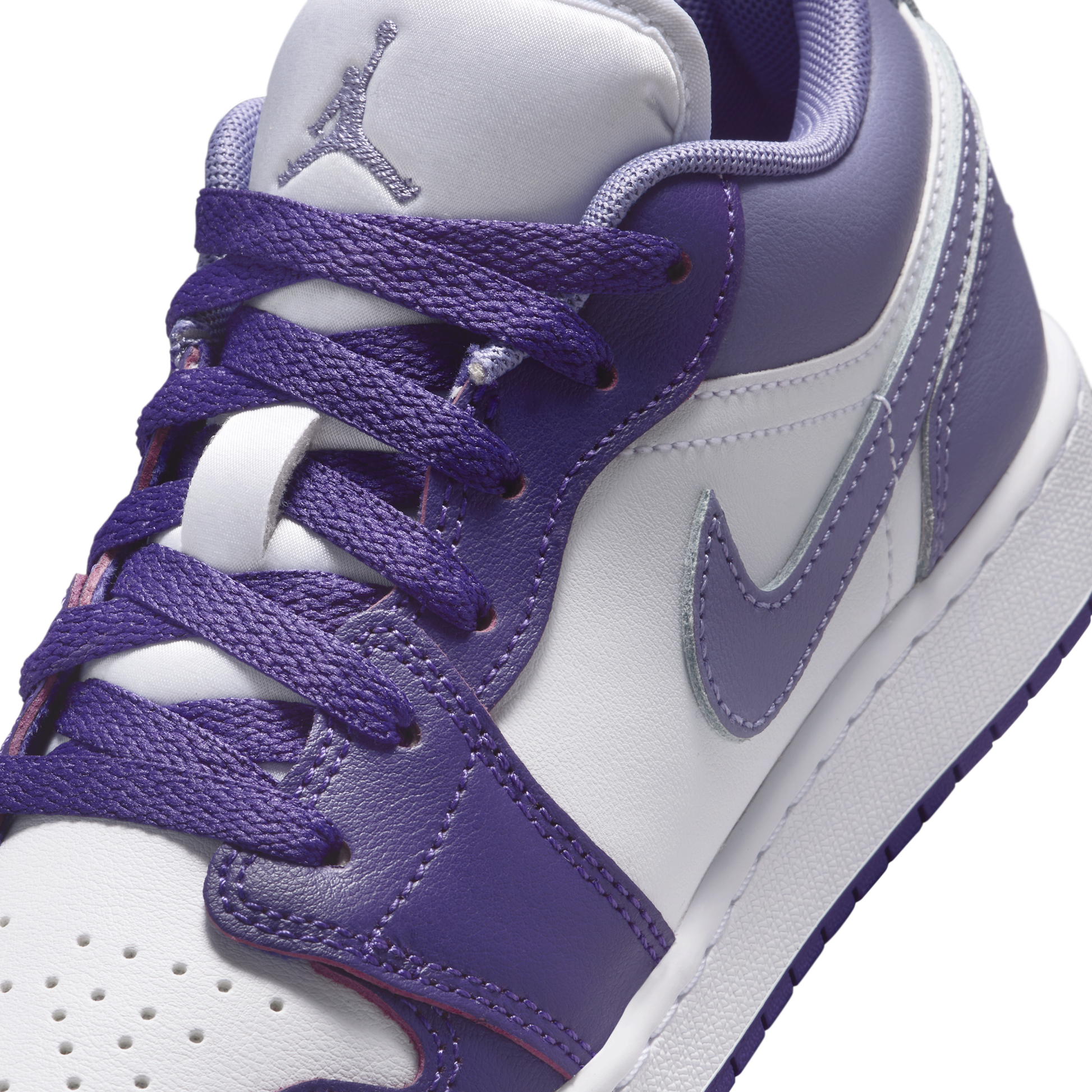 Jordan 1 Low Court Purple White Dusty Amethyst (GS)