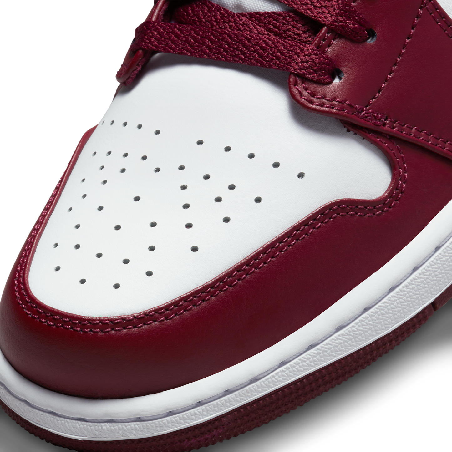 Jordan 1 Low White Bordeaux