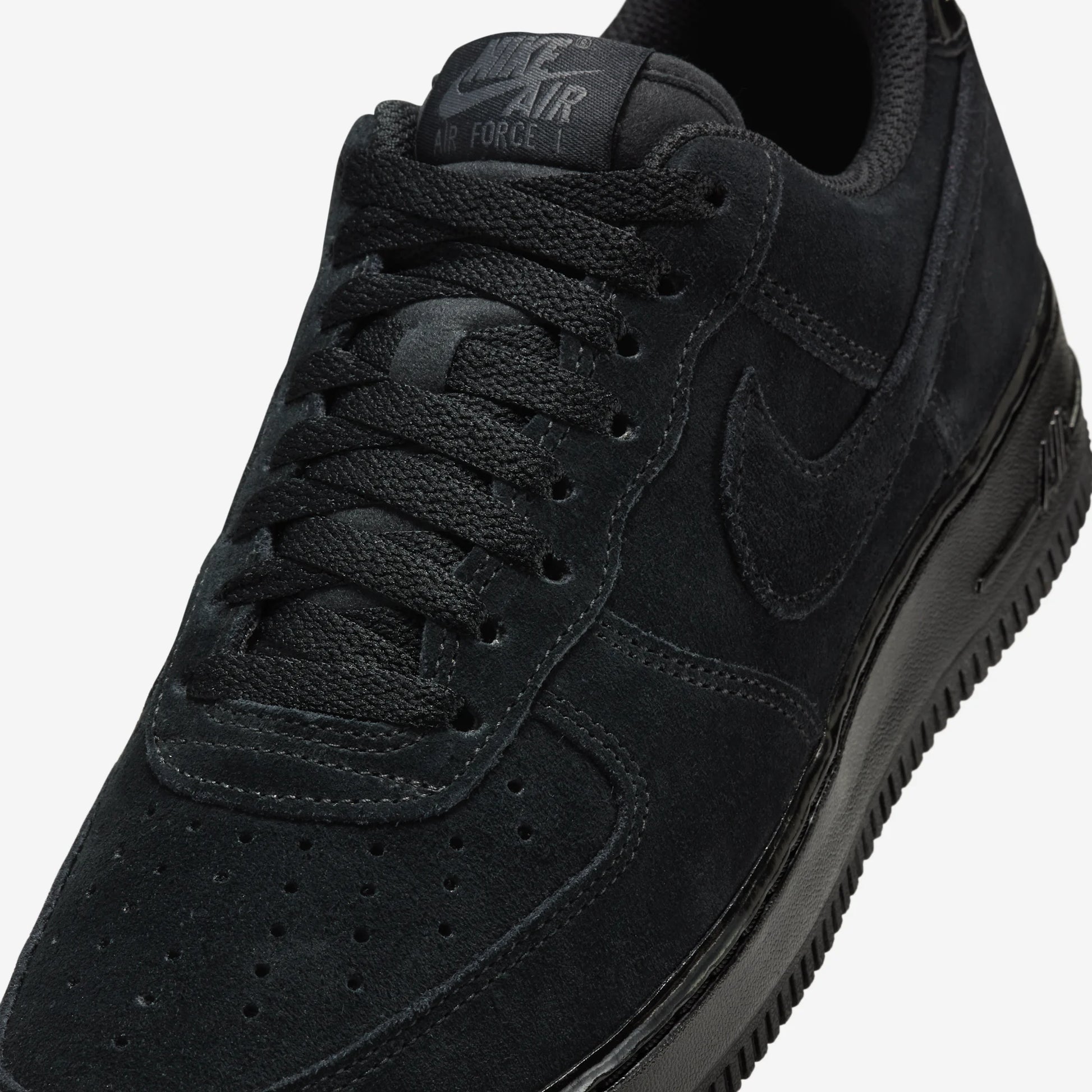 Nike Air Force 1 Low '07 Triple Black Suede (Women's)