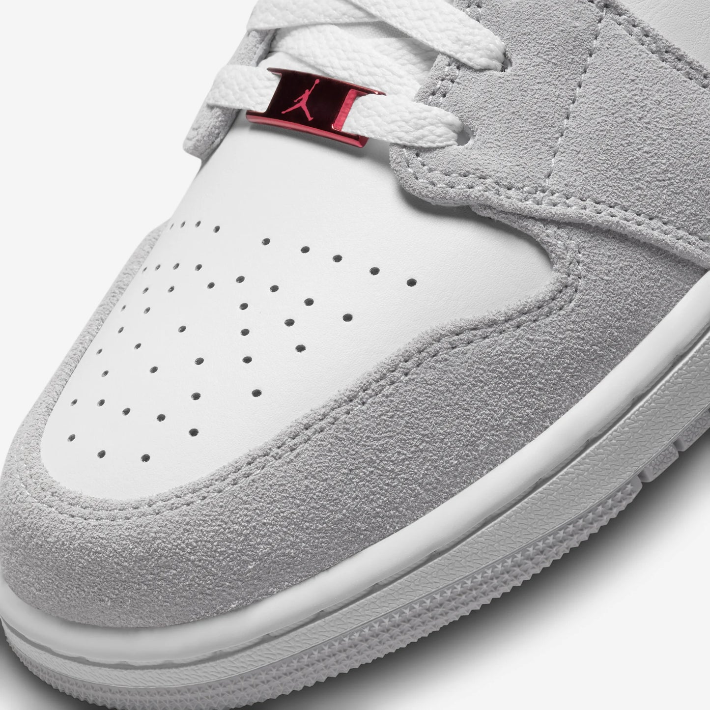 Jordan 1 Low SE Light Smoke Grey Gym Red