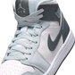 Jordan 1 Mid White Smoke Grey (Women's)