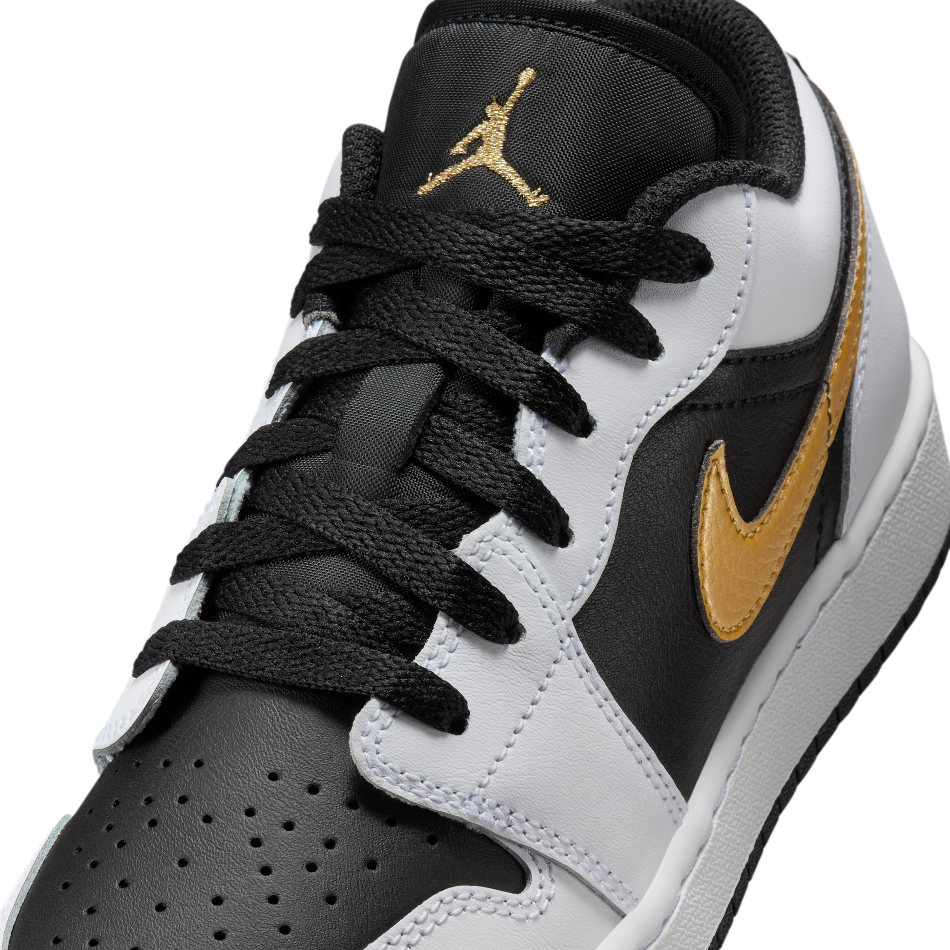 Jordan 1 Low Gold Swoosh (GS)