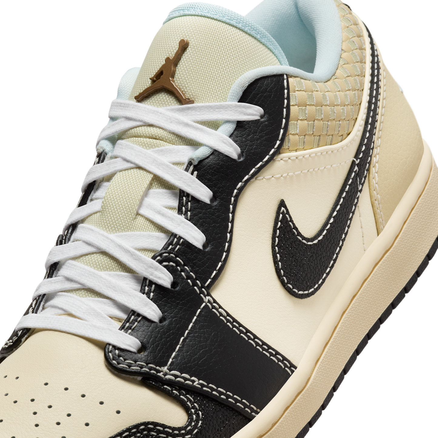 Jordan 1 Low SE Coconut Milk Black Muslin