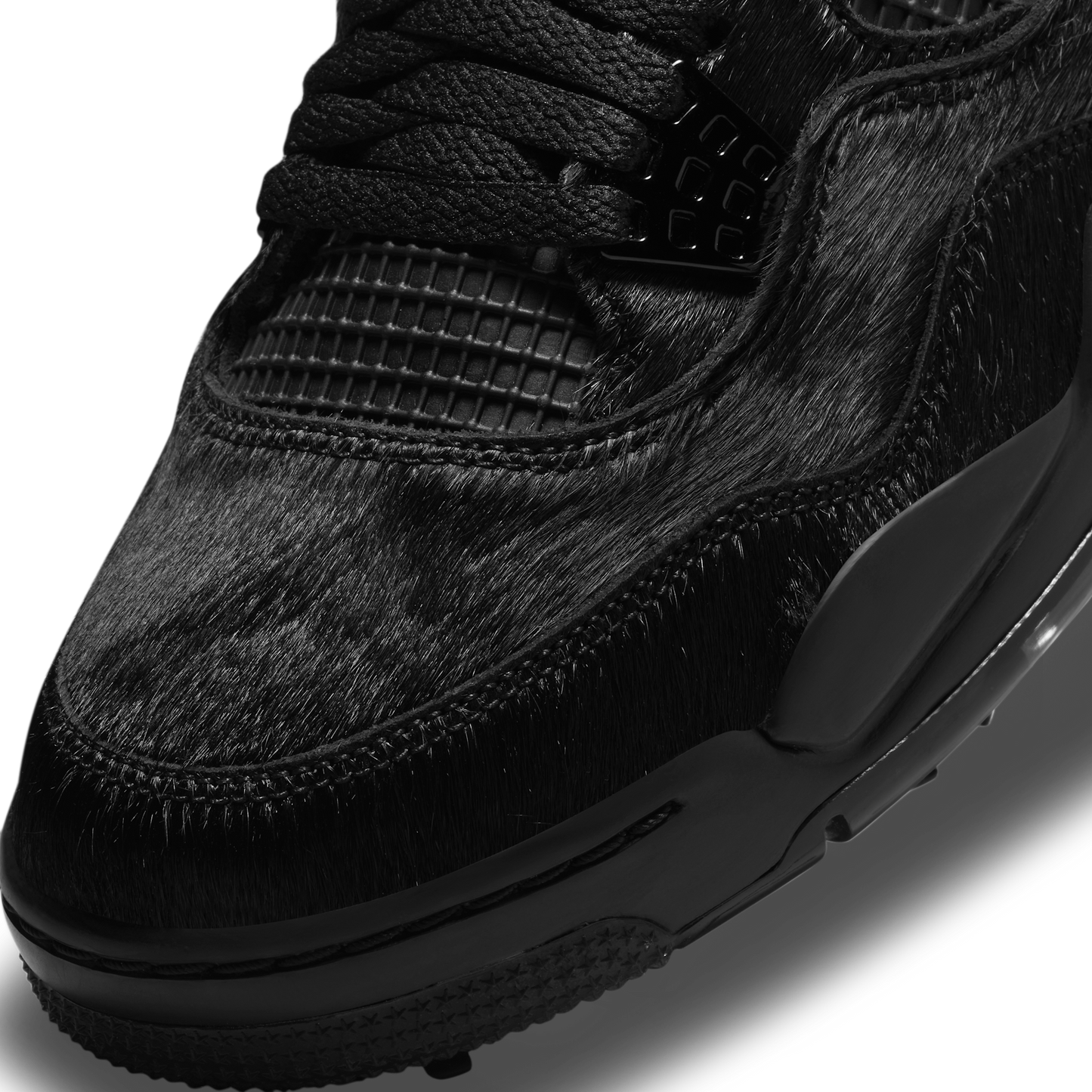 Jordan 4 Retro Golf Black Cat Pony Hair