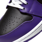 Jordan 1 Low Court Purple Black