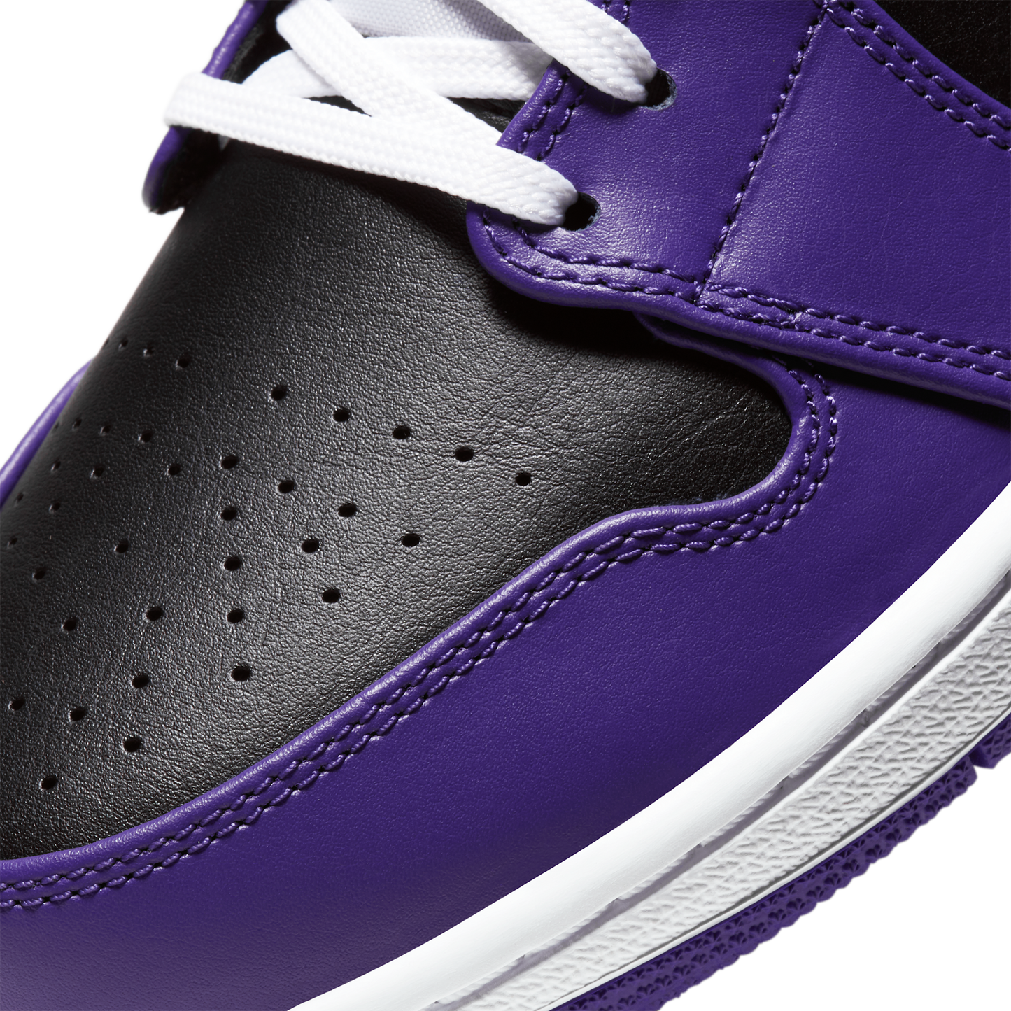 Jordan 1 Low Court Purple Black