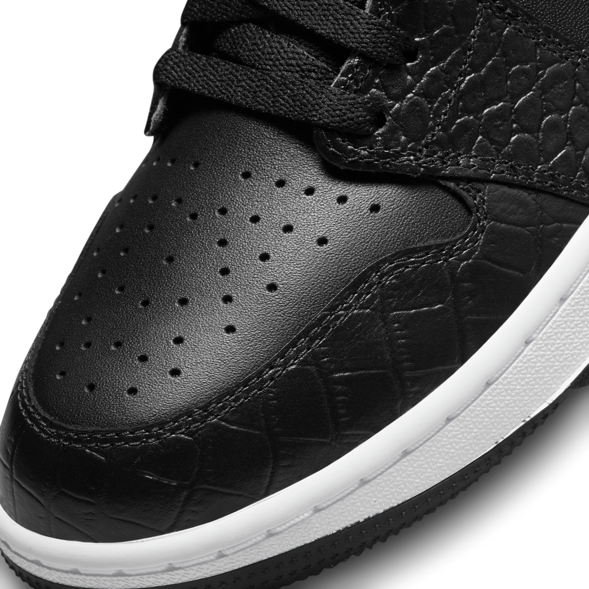 Jordan 1 Retro Low Golf Black Croc