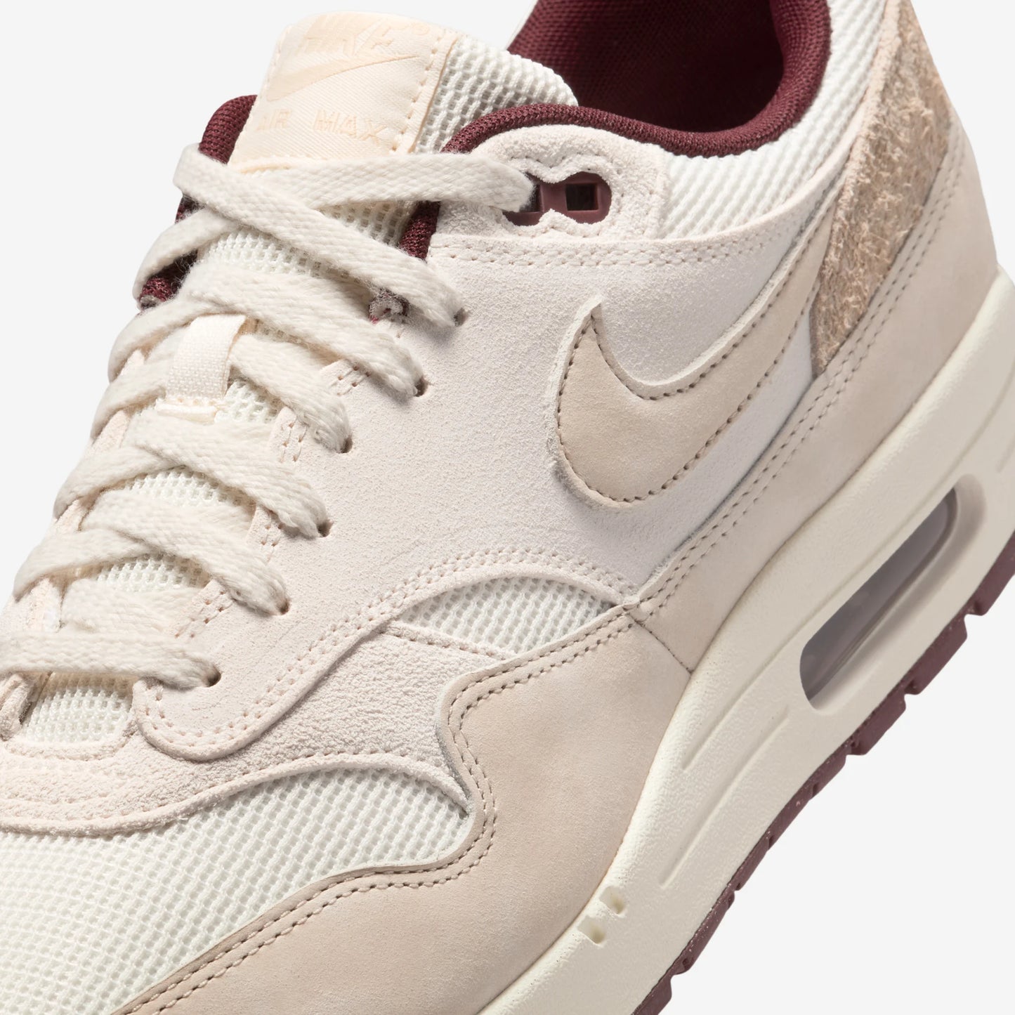 Nike Air Max 1 Sail Burgundy Crush