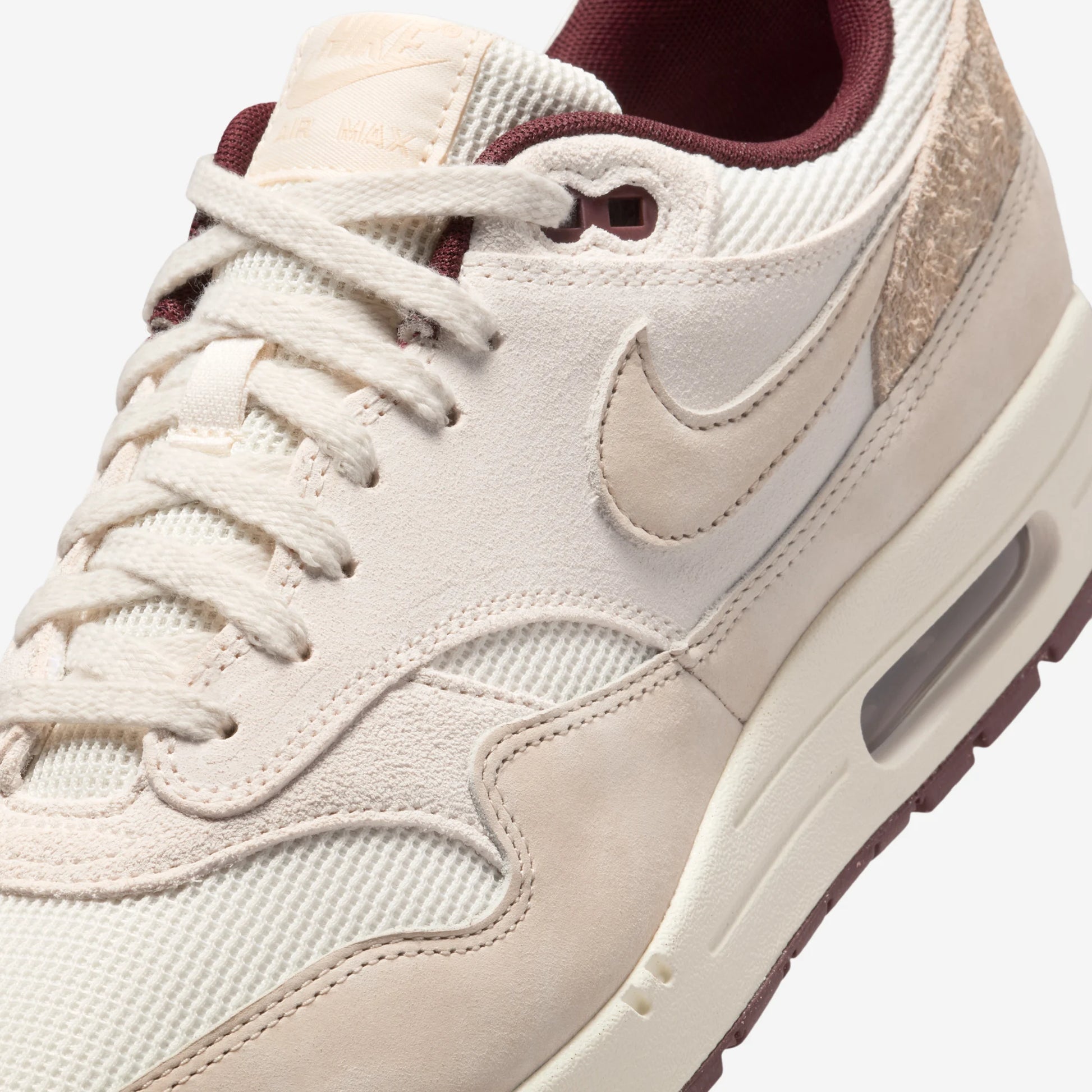 Nike Air Max 1 Sail Burgundy Crush