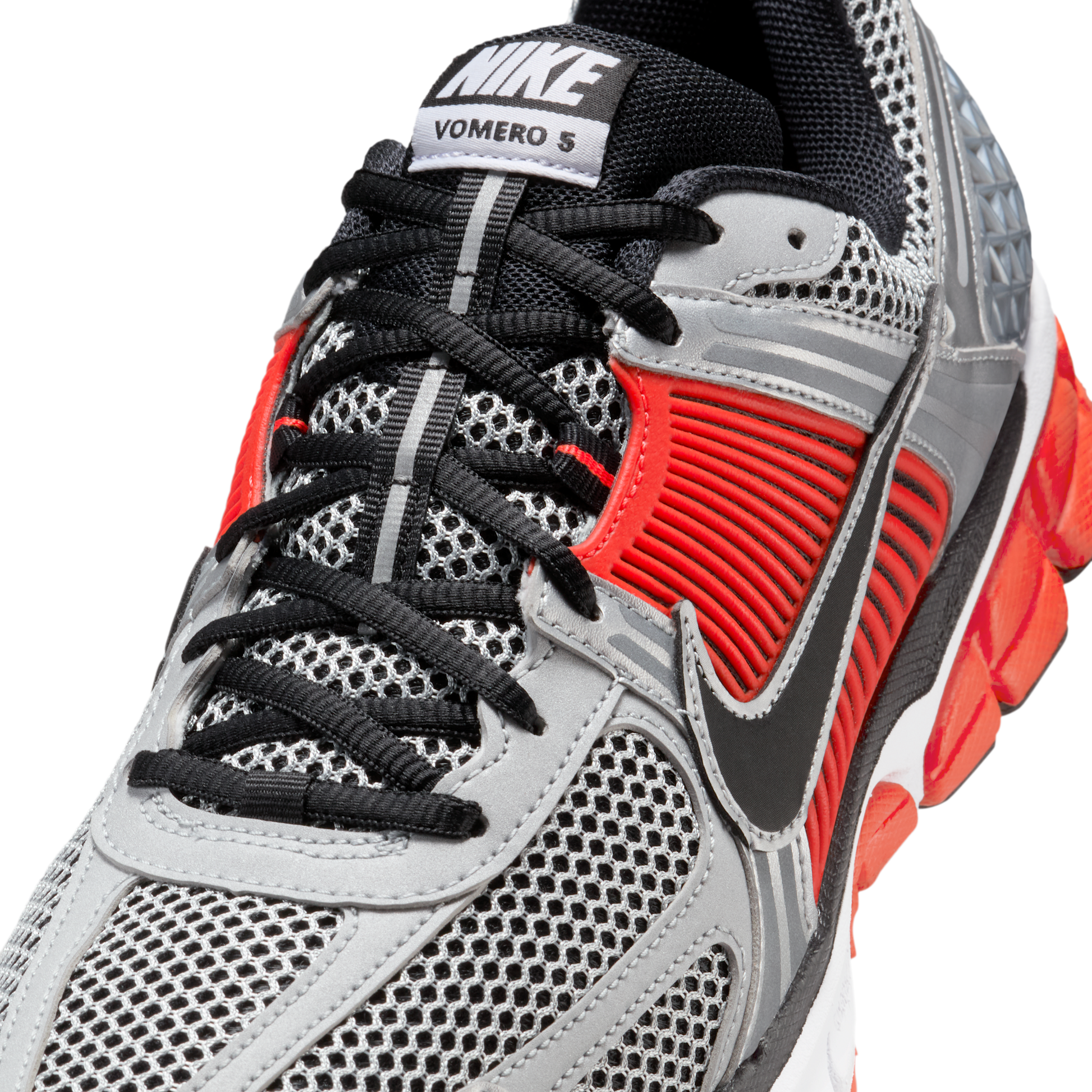 Nike Zoom Vomero 5 Bright Crimson Metallic Silver