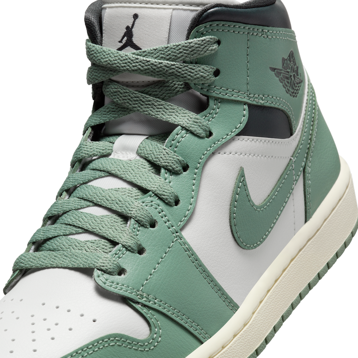Jordan 1 Mid Jade Smoke (Women's)