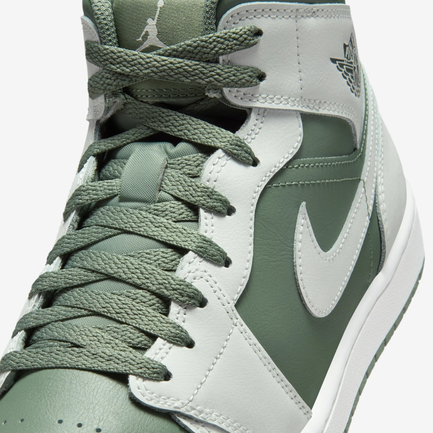 Jordan 1 Mid Summit White Vintage Lichen