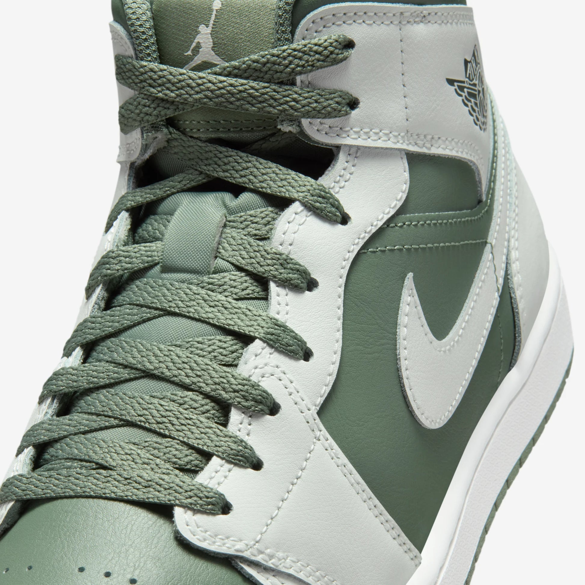 Jordan 1 Mid Summit White Vintage Lichen