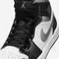 Jordan 1 Mid SE Patent Black White Metallic Silver Metallic Gold