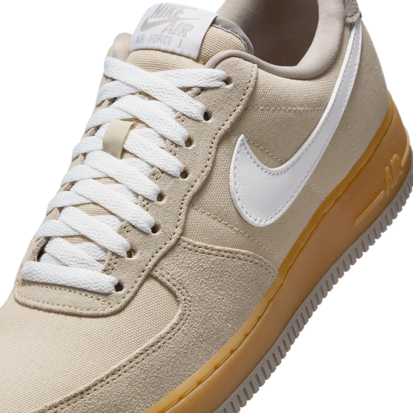Nike Air Force 1 Low '07 Suede Canvas Khaki (Women's)