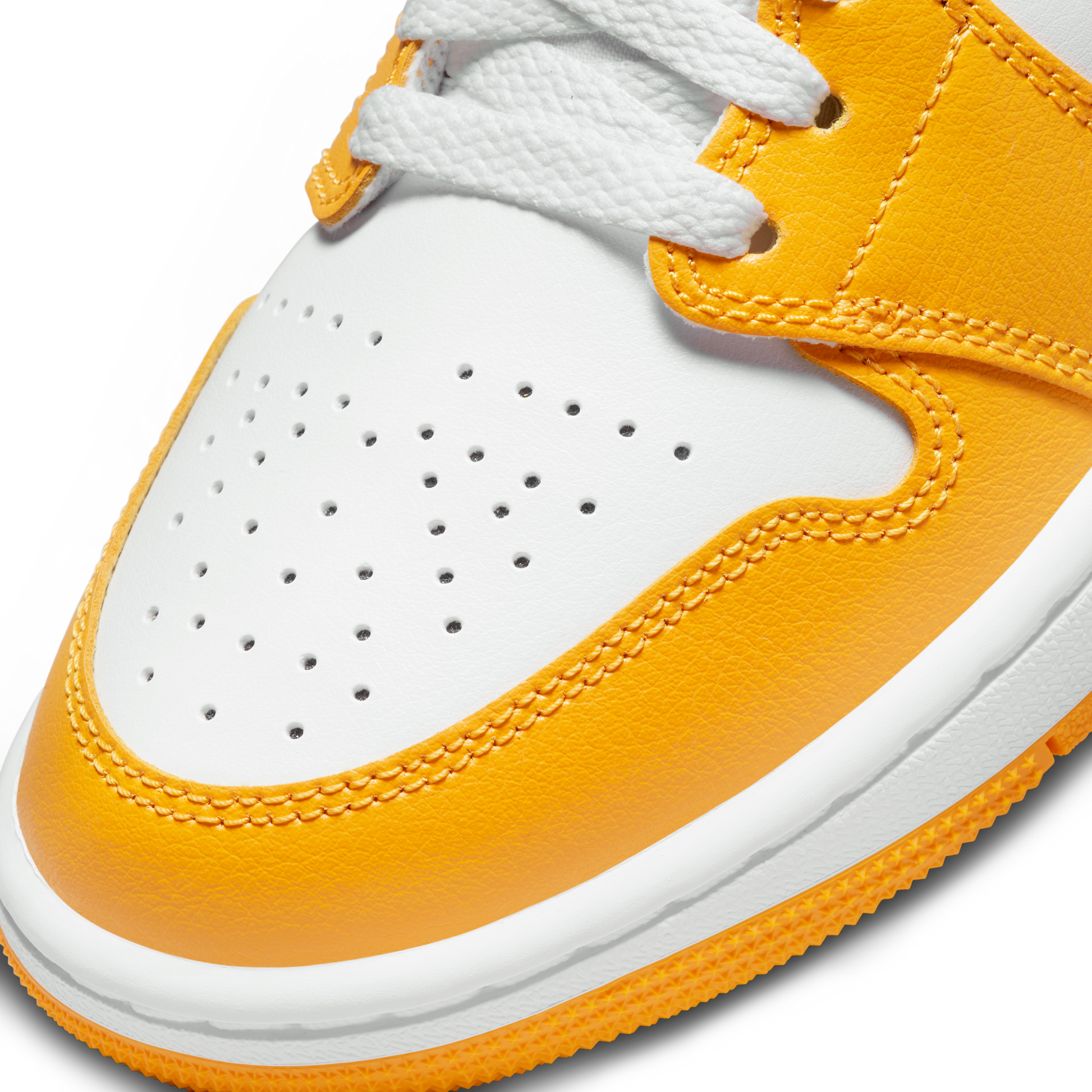 Jordan 1 Mid White University Gold (Women's)