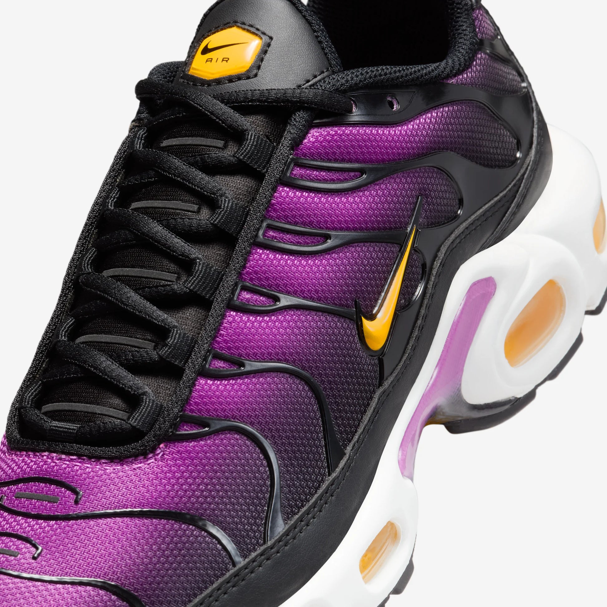 Nike Air Max Plus Black Laser Orange White Hyper Violet (Women's)