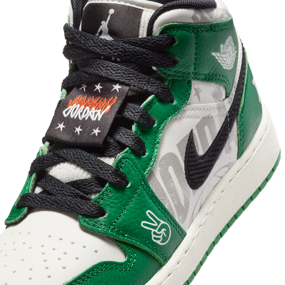 Jordan 1 Mid SE Overbranded (GS)
