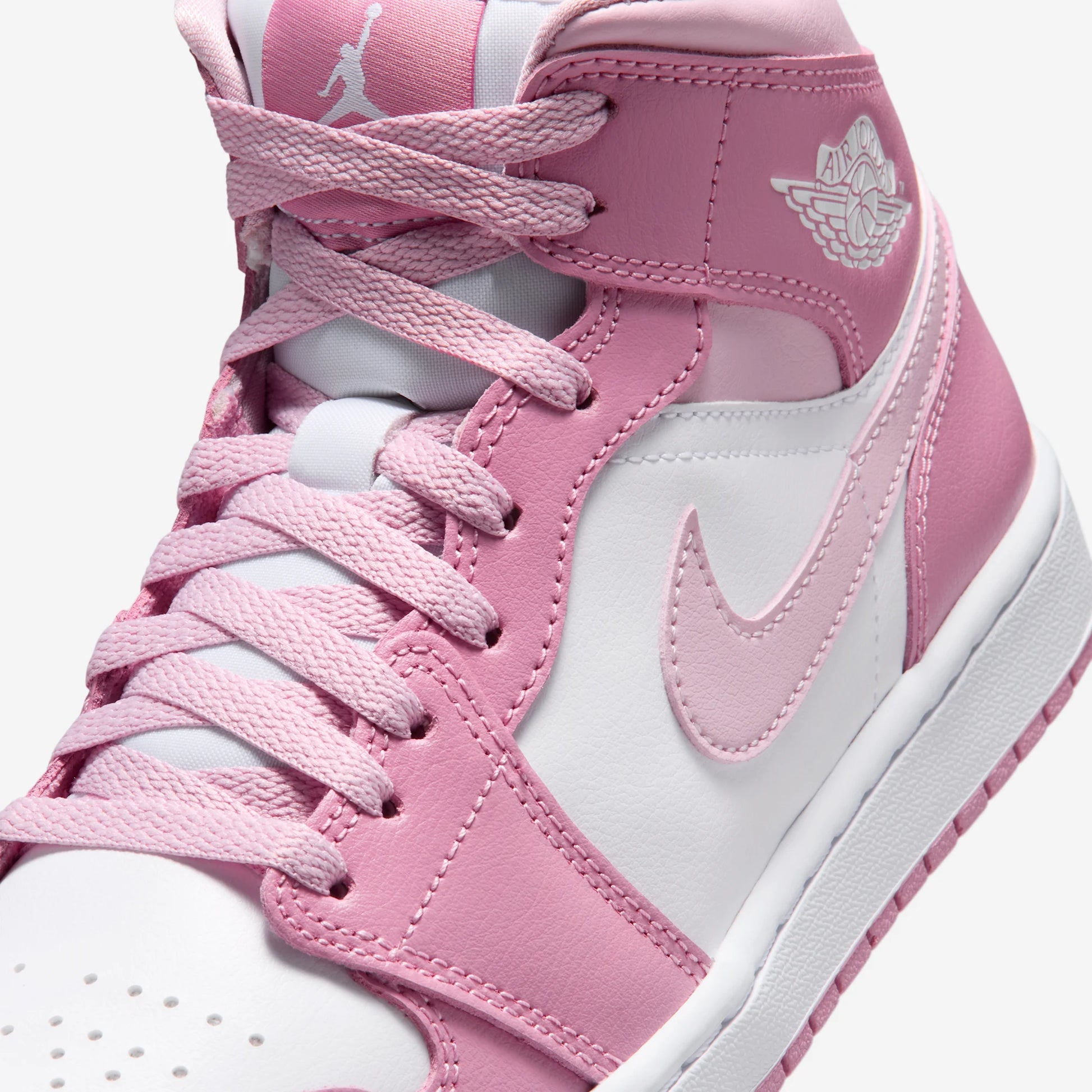 Jordan 1 Mid Elemental Pink Iced Carmine (Women's)