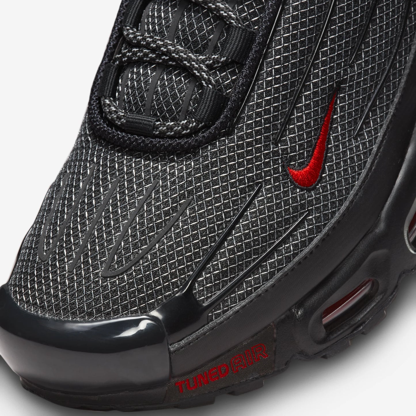 Nike Air Max Plus 3 Black Reflective Silver University Red
