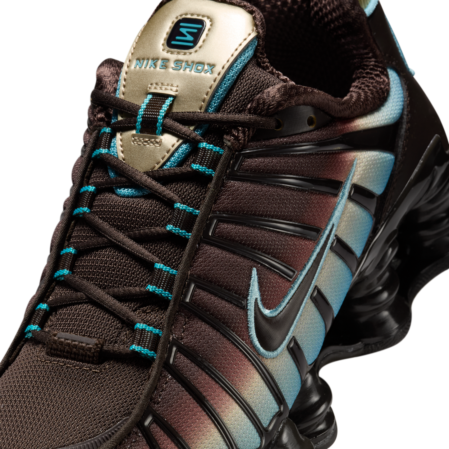 Nike Shox TL Velvet Brown Denim Turquoise (Women's)